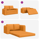 Sovesofa 60cm Mørk Gul Stof
