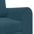 Sovesofa Blå 148 x 71 x 83 cm Fløjl