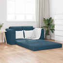Sovesofa Blå 148 x 71 x 83 cm Fløjl