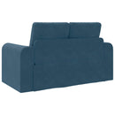 Sovesofa Blå 148 x 71 x 83 cm Fløjl