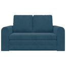 Sovesofa Blå 148 x 71 x 83 cm Fløjl