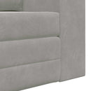 Sovesofa Lysegrå 148 x 71 x 83 cm Fløjl