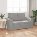 Sovesofa Lysegrå 148 x 71 x 83 cm Fløjl