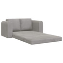 Sovesofa Lysegrå 148 x 71 x 83 cm Fløjl