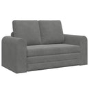 Sovesofa Mørkegrå 148 x 71 x 83 cm Fløjl
