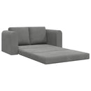 Sovesofa Mørkegrå 148 x 71 x 83 cm Fløjl