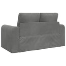 Sovesofa Mørkegrå 148 x 71 x 83 cm Fløjl