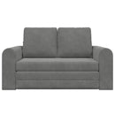 Sovesofa Mørkegrå 148 x 71 x 83 cm Fløjl