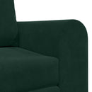 Sovesofa Mørkegrøn 148 x 71 x 83 cm Fløjl