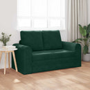 Sovesofa Mørkegrøn 148 x 71 x 83 cm Fløjl