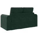Sovesofa Mørkegrøn 148 x 71 x 83 cm Fløjl