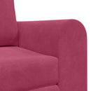 Sovesofa Vinrød 148 x 71 x 83 cm Fløjl