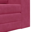 Sovesofa Vinrød 148 x 71 x 83 cm Fløjl