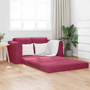Sovesofa Vinrød 148 x 71 x 83 cm Fløjl