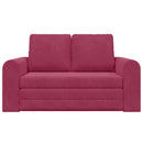 Sovesofa Vinrød 148 x 71 x 83 cm Fløjl