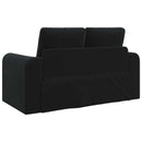 Sovesofa Sort 148 x 71 x 83 cm Fløjl