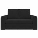 Sovesofa Sort 148 x 71 x 83 cm Fløjl
