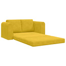 Sovesofa Gul 148 x 71 x 83 cm Fløjl