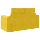 Sovesofa Gul 148 x 71 x 83 cm Fløjl