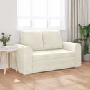 Sovesofa Creme 148 x 71 x 83 cm Fløjl