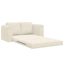Sovesofa Creme 148 x 71 x 83 cm Fløjl