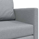 Sovesofa 110cm Lysegrå Stof