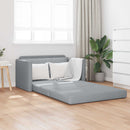 Sovesofa 110cm Lysegrå Stof