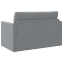 Sovesofa 110cm Lysegrå Stof