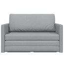 Sovesofa 110cm Lysegrå Stof