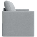 Sovesofa 110cm Lysegrå Stof