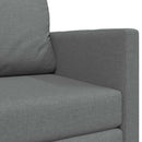 Sovesofa 110cm Mørkegrå Stof