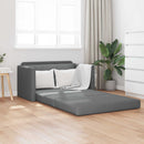 Sovesofa 110cm Mørkegrå Stof
