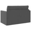 Sovesofa 110cm Mørkegrå Stof