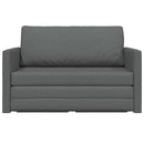 Sovesofa 110cm Mørkegrå Stof