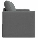 Sovesofa 110cm Mørkegrå Stof