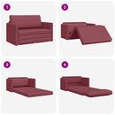 Sovesofa 110cm Vinrød Stof