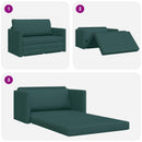 Sovesofa 110cm Mørkegrøn Stof