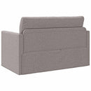 Sovesofa 110cm Gråbrun Stof