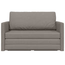 Sovesofa 110cm Gråbrun Stof