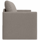 Sovesofa 110cm Gråbrun Stof