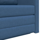 Sovesofa 110cm Blå Stof