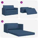 Sovesofa 110cm Blå Stof