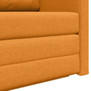 Sovesofa 110cm Mørk Gul Stof
