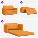 Sovesofa 110cm Mørk Gul Stof