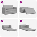 Sovesofa Skygrå 124 x 71 x 78 cm Stof