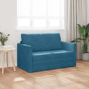 Sovesofa Blå 124 x 71 x 78 cm Fløjl