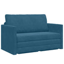 Sovesofa Blå 124 x 71 x 78 cm Fløjl