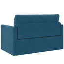 Sovesofa Blå 124 x 71 x 78 cm Fløjl