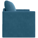 Sovesofa Blå 124 x 71 x 78 cm Fløjl
