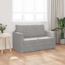 Sovesofa Lysegrå 124 x 71 x 78 cm Fløjl